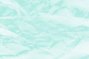 Elegant mint textile background. Silk cloth texture. Fabric pattern.