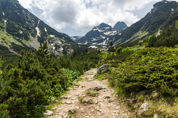 Fototapeta na wymiar Amazing Summer landscape of Malyovitsa peak, Rila Mountain, Bulgaria