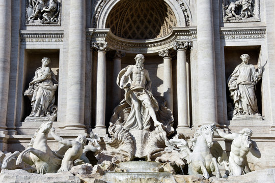 Trevi Fountain (Fontana di Trevi) Rome, Italy