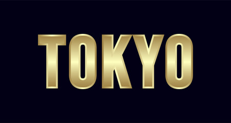 Tokyo City Typography vector design. Greetings for T-shirt, poster, and more