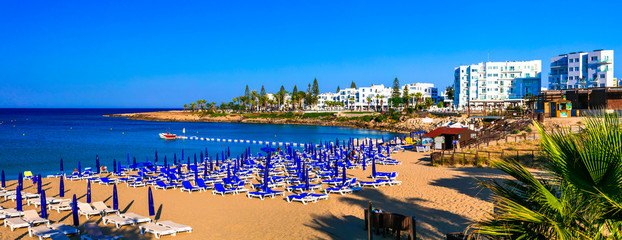 Fototapeta na wymiar Best beaches of Cyprus island - Fig tree bay in Protaras