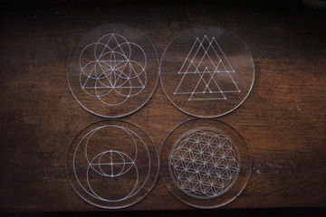 Sacred Geometry Background 