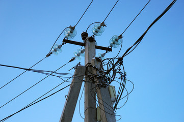High voltage electric tower