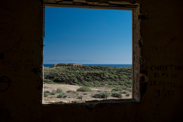 Fototapeta premium Abandoned Leper Village Abades Tenerife