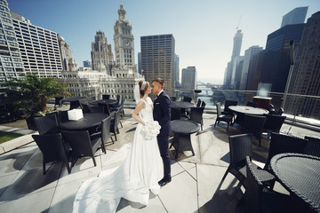 Beautiful wedding couple