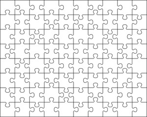 Puzzle background 8x10. Vector - obrazy, fototapety, plakaty