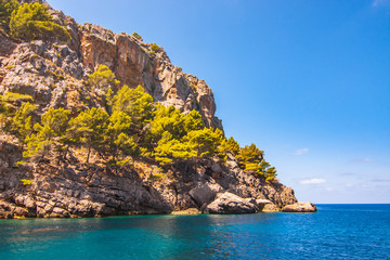 Fototapeta premium Seacoast of island Majorca. Near Cap de Formentor