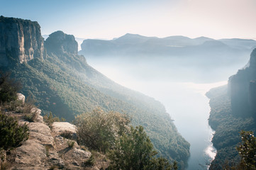 View of the Sau reservoir