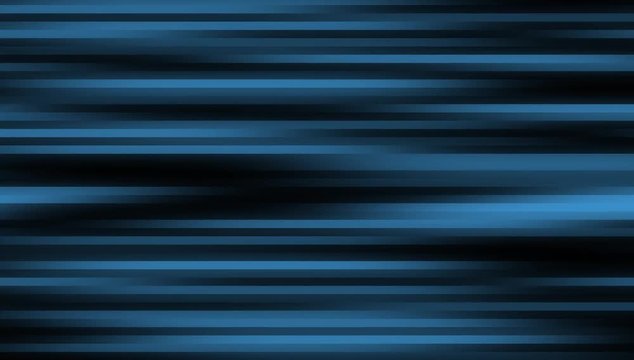 Abstract blurry blue and black coloured lines pattern motion background.