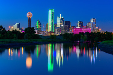 Dallas at night