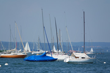 Boote bei Diessen am Ammersee