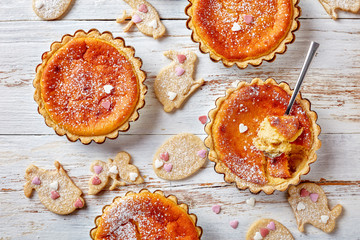 Swiss Easter Tarts sprinkled with powdered sugar © myviewpoint