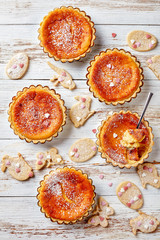 Swiss Easter Rice Tarts on a table