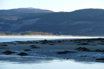 Die Sonnenstrahlen erwärmen 