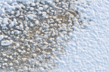 Abstract snow and ice background.