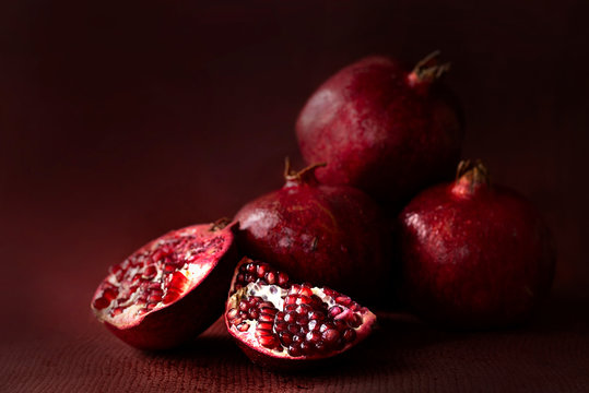 Close up of pomegranate