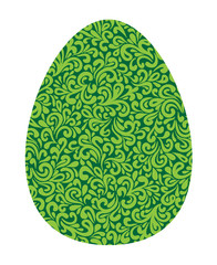 Happy Easter greeting card symbol