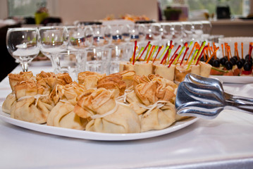 food in the restaurant