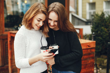 girls with coffee