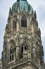 Fototapeta premium Bayeux Cathedral, also known as Cathedral of Our Lady of Bayeux, Normandy, France