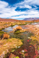 Lagoon landscape in Bolivia