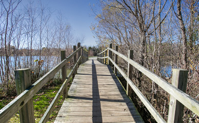 Obraz premium wooden bridge