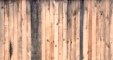 Obraz premium Multicolored wooden surface with old faded paint texture