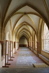 Obraz premium Vaults of Church of Presentation of the Blessed Virgin Mary in České Budějovice, South Bohemia, Czech republic