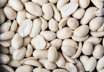 detail of peanut without peel