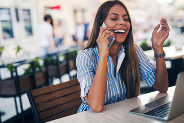 Girl talking on the phone