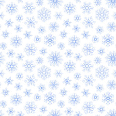 Christmas seamless doodle pattern