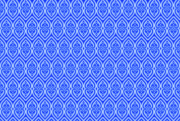 Thai flower traditional concept design seamless pattern background