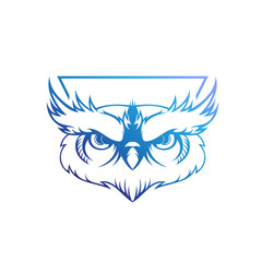 vector owl logo template