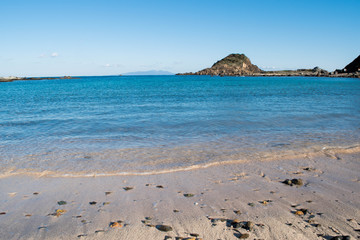 波打ち際の砂浜