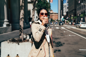 san francisco city commute waiting taxi cab.