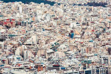 Athens Industrial City Background	