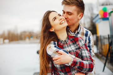 couple in a park