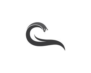 Naklejka premium Water Wave symbol and icon Logo Template
