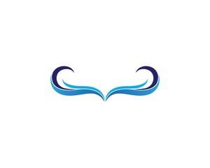 Water Wave symbol and icon Logo Template