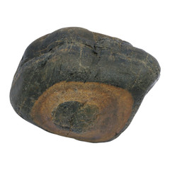 natural stone isolated on white background