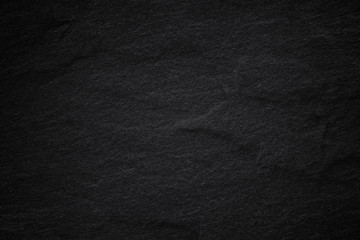 Dark grey black slate background or natural stone