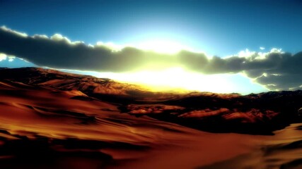 fly over desert 4k - Powered by Adobe