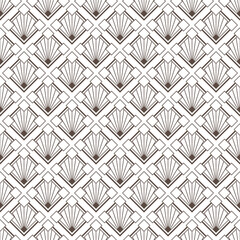 Art Deco Seamless Pattern Texture Decorative Background