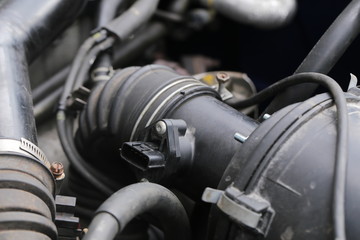 Car's engine detail
