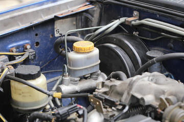 Car's engine detail