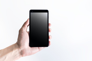 スマホを持つ手