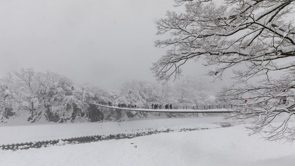 shirakawa go snow season japan