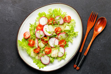  fresh vegetable salad