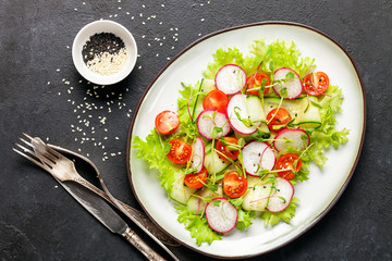  fresh vegetable salad