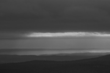 Fototapeta premium snowy landscape in the mountains